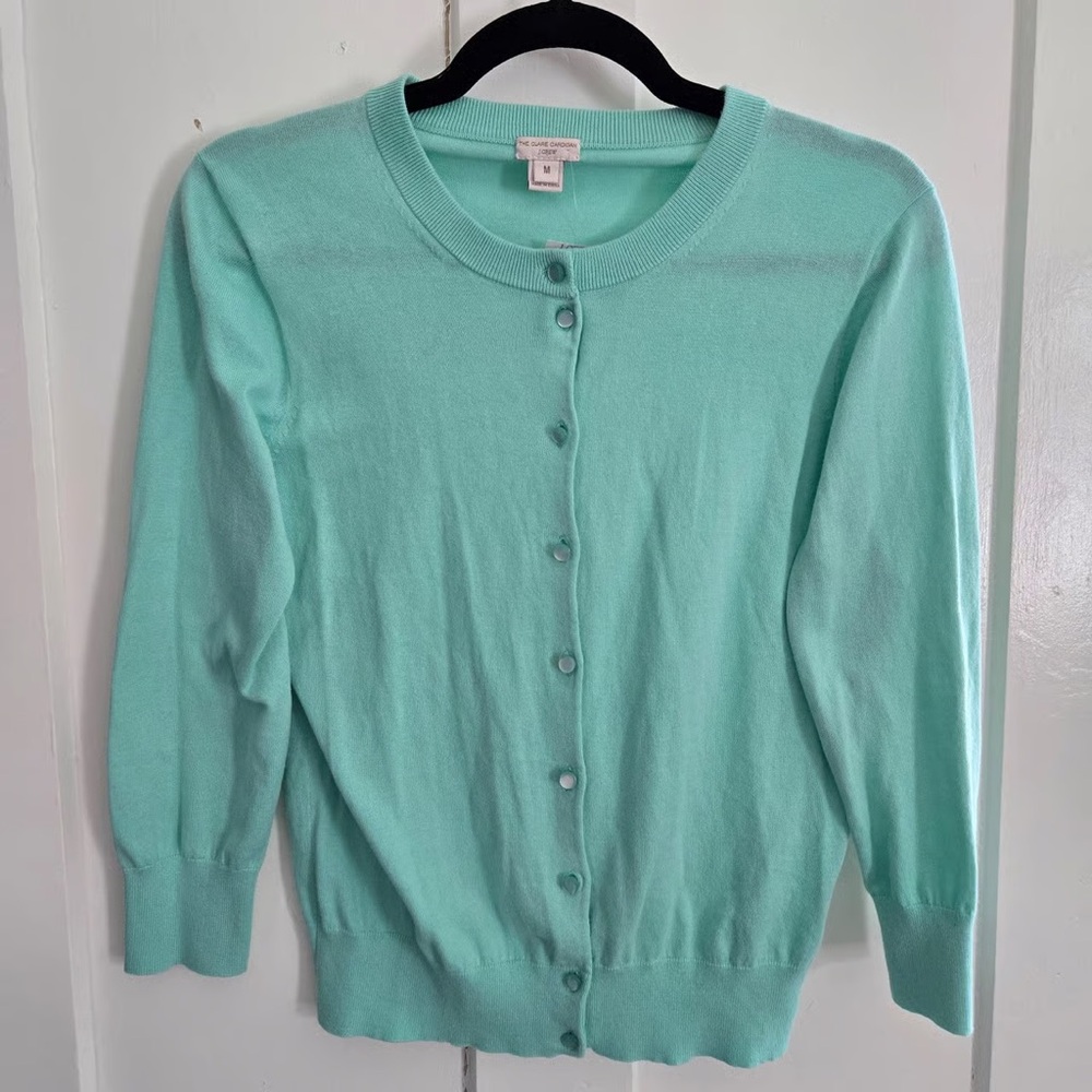 J. Crew Factory Light Green Women's Cardigan